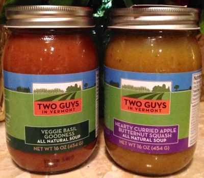 Two Guys in Vermont Soup Review: Veggie Basil Goodness and Hearty Curried Apple Butternut Squash 